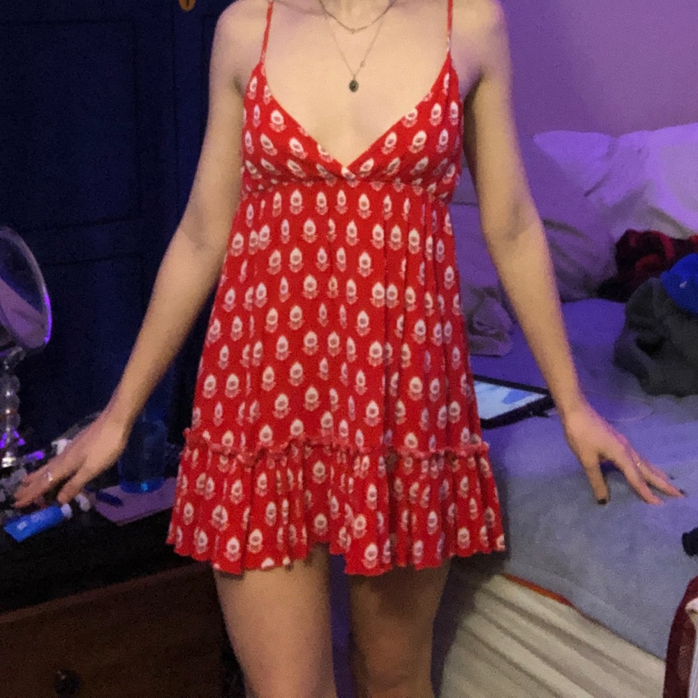 RED MINI DRESS